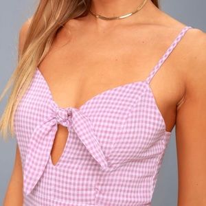 Lulus Gingham Dress
